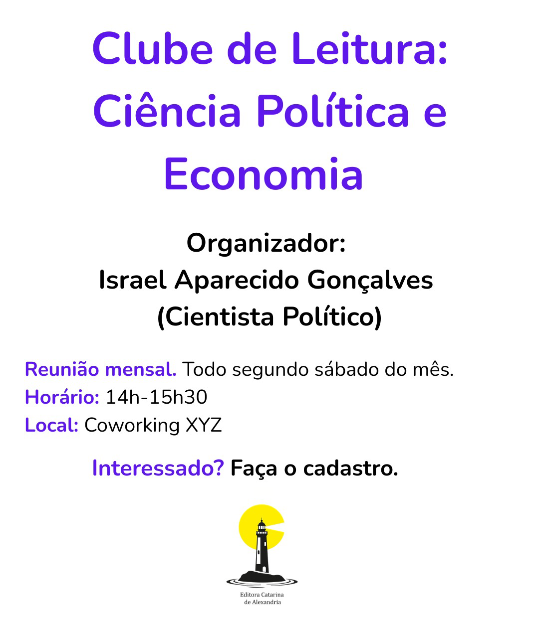Clube de Leitura: Ciência Política e Economia